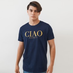 Camiseta azul CIAO bordado...