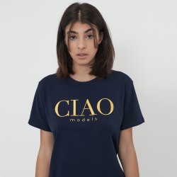 Camiseta azul CIAO bordado...