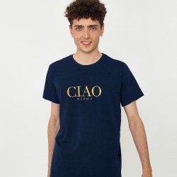 Camiseta azul CIAO bordado...